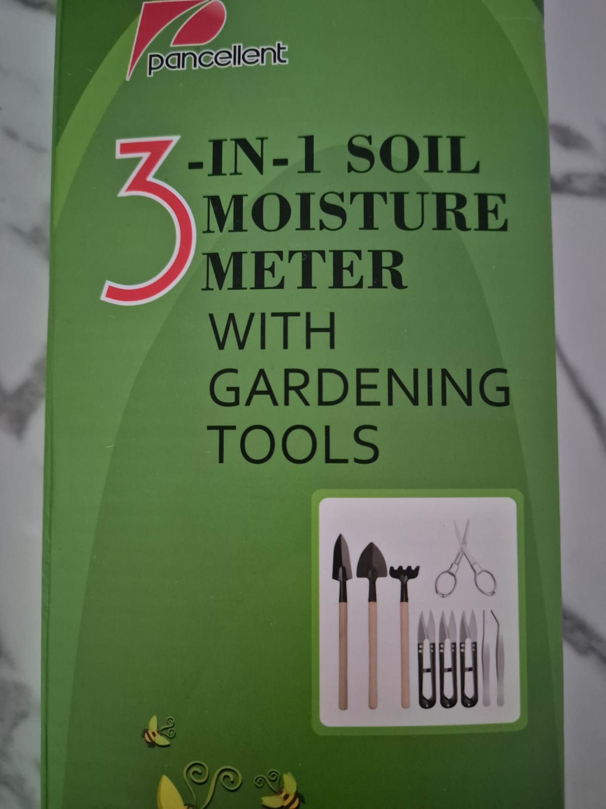 Misuratore Umidità del Suolo 3 in 1 con Set utensili da giardino