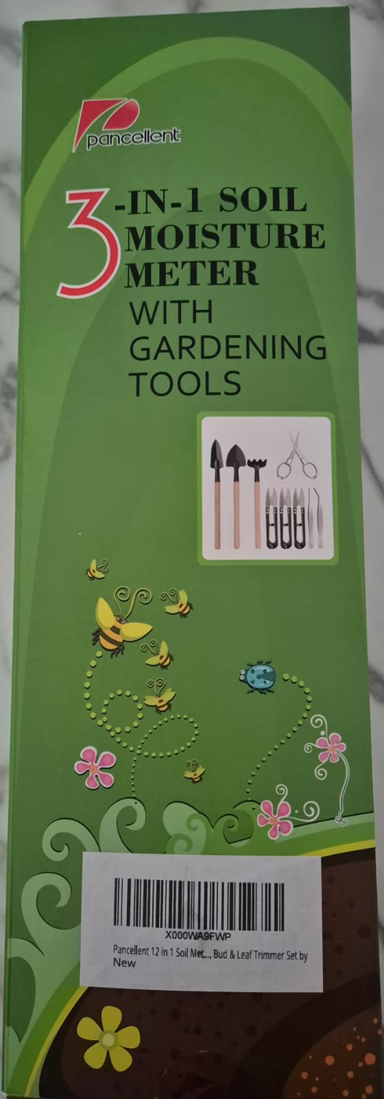 Misuratore Umidità del Suolo 3 in 1 con Set utensili da giardino